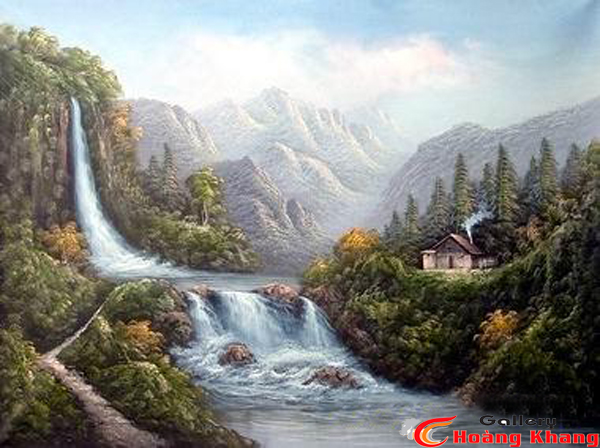 Tranh Núi - Nước - Phong Thuỷ